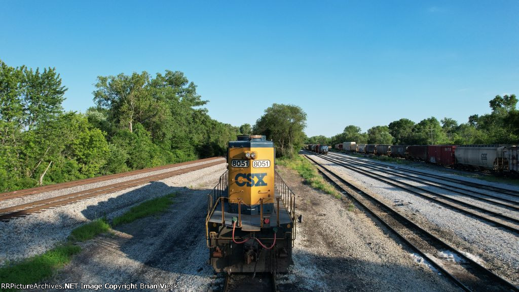 CSX 8051 SD40-2